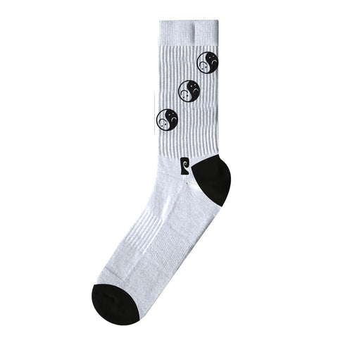 Psockadelic - Happy Sad Socks (White)