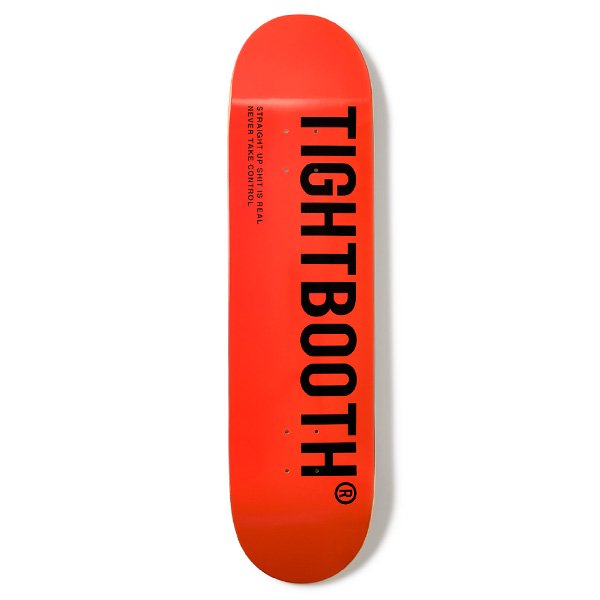 Tight Booth - Logo Red Deck (8") *SALE