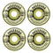 Spitfire - 99 Formula 4 Glow In The Dark Conical Full Wheels (56mm/58mm)