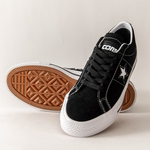 Cons One Star Pro OX Black White 303boards