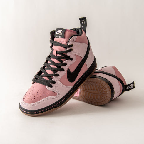 Nike SB Dunk High Pro QS Elemental Pink Black 303boards