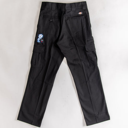 303 Boards - 303 Sucks Dickies Regular Fit Cargo Pants (Black)
