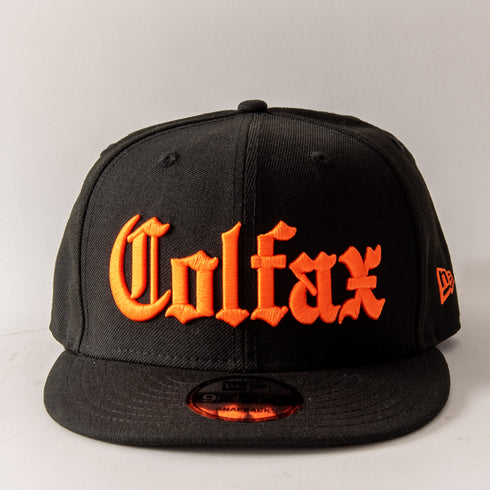 303 Boards - Colfax "Eazy" New Era Hat (Black/Orange) *SALE