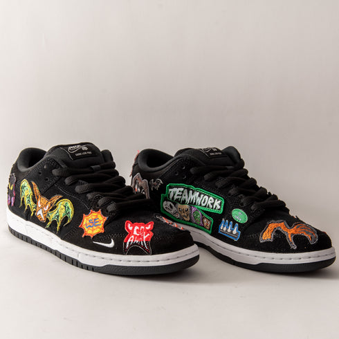 Nike SB - Dunk Low Pro QS (Black/White-Multi Color) –