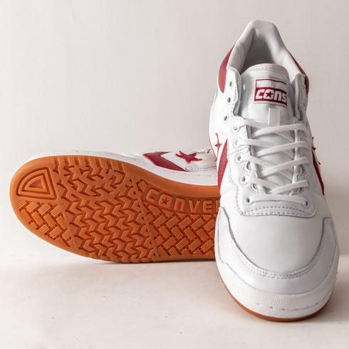 Cons - Fastbreak Pro Mid (White/Team Red)