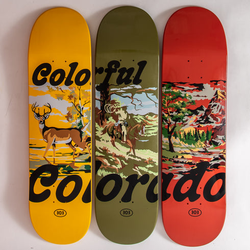 303 Boards - Colorful Colorado Deer Re Color Deck (Multiple Sizes) *SALE