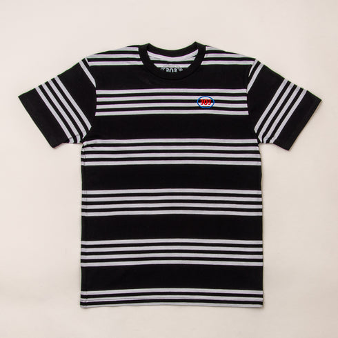 303 Boards - 303 Oval Stripe Shirt (Black/White)