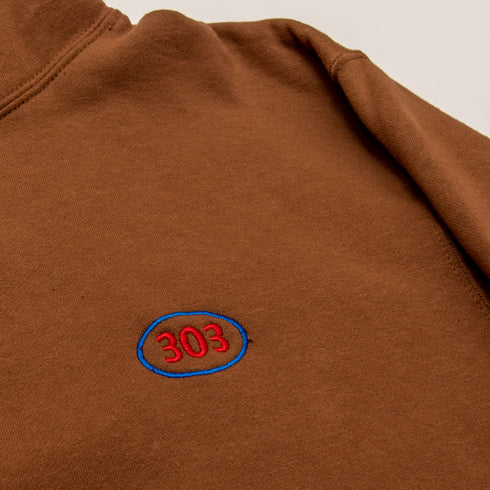 303 Boards - 303 Oval Hoodie (Hamilton Brown)