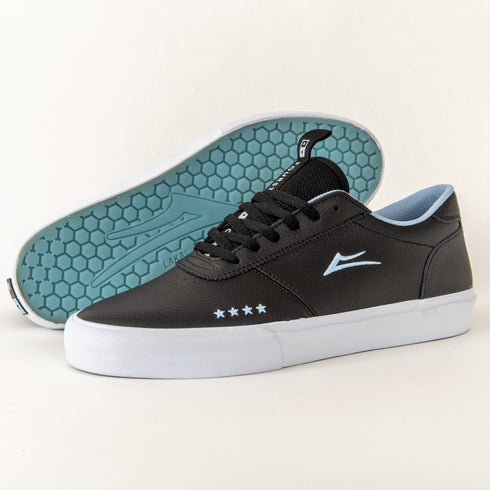 Lakai - Manchester Fourstar (Black/Pebble Leather) *SALE