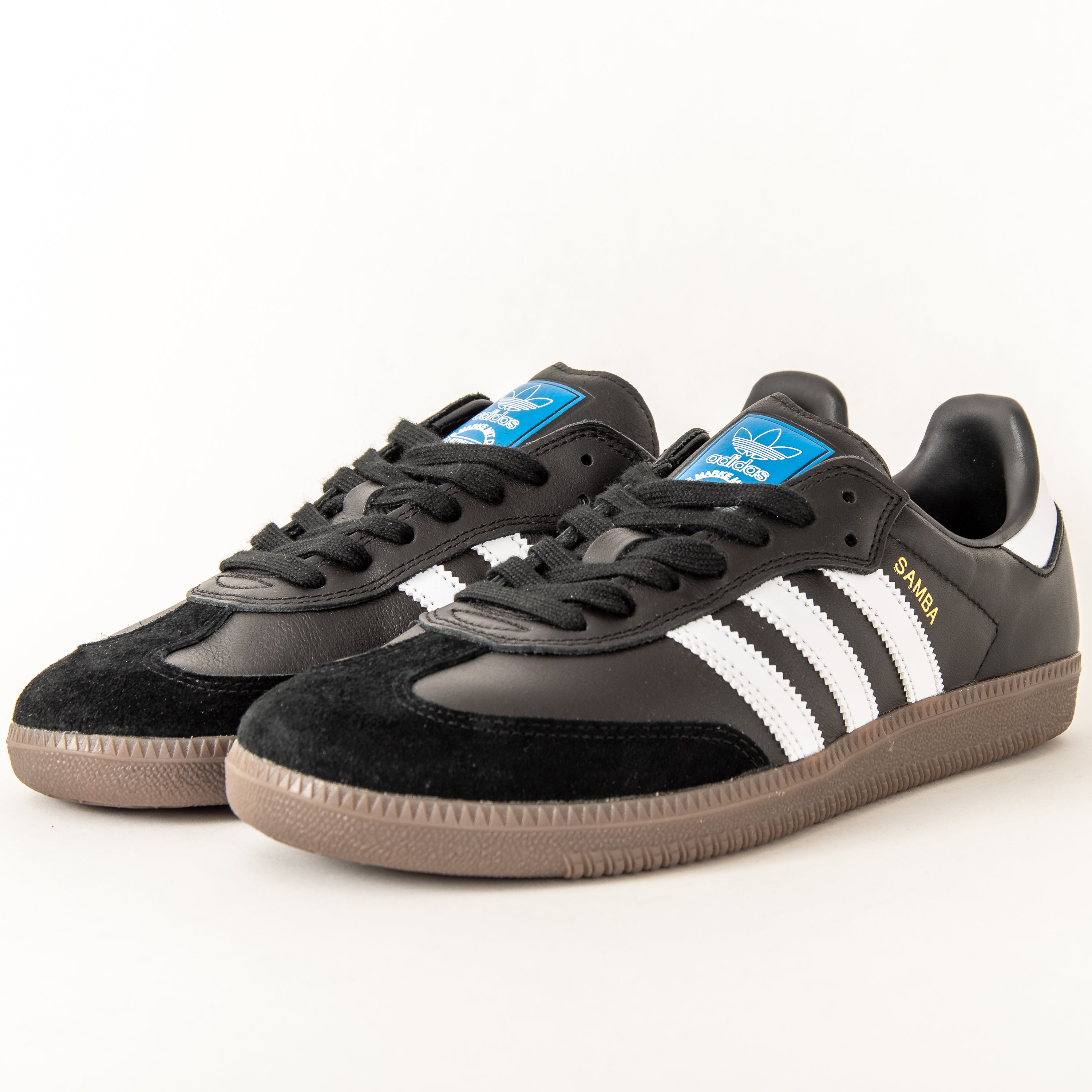 Observatorio En Vivo nudo Adidas - Samba ADV (Core Black/Cloud White/Gold Metallic) – 303boards.com