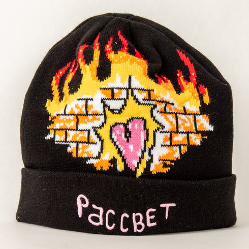 Paccbet (Rassvet) - Embroidered Beanie (Black)