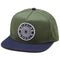 Spitfire - Classic 87 Snapback Swirl Hat (Dark Green/Navy)