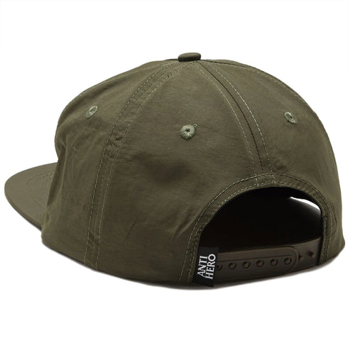 Anti Hero - Basic Eagle Snapback Hat (Olive/Yellow)