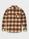 Volcom - Kemostone Flannel Long Sleeve Shirt (Rubber) *SALE