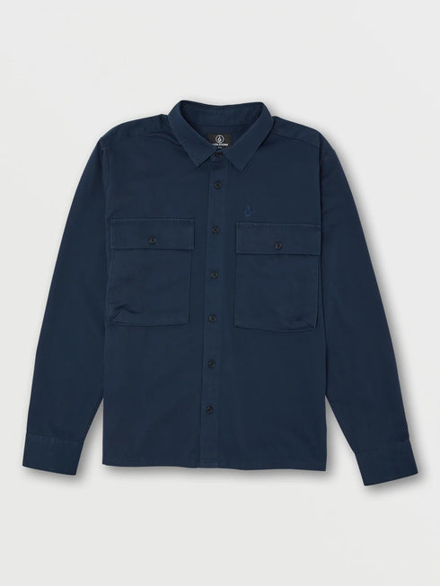 Volcom - Louie Lopez Long Sleeve Work Shirt (Navy) *SALE