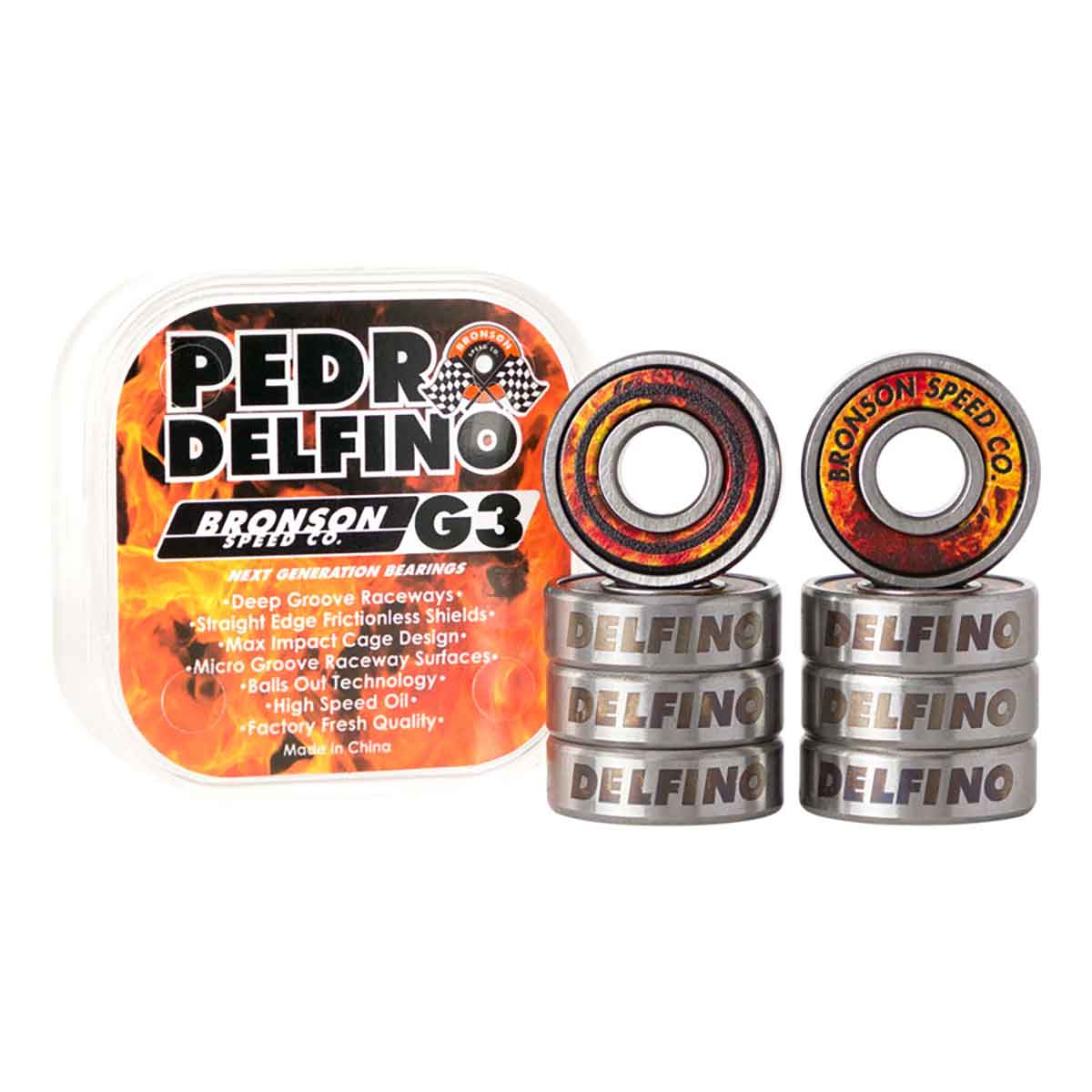 Bronson - Pedro Delfino Pro G3 Bearings *SALE
