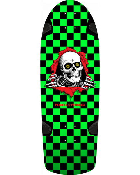 Powell - OG Ripper Checkerboard Green/Black Deck (10")