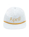 April - Golden Logo Hat