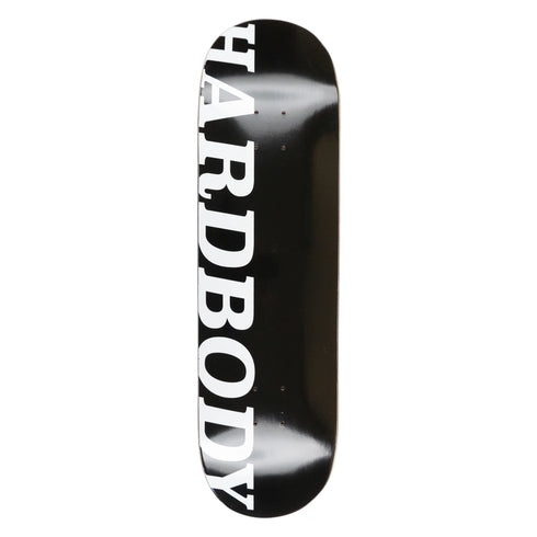 Hardbody - Black Logo Deck (8.5")