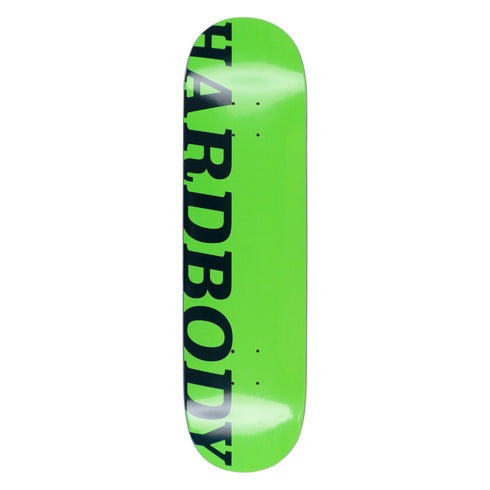 Hardbody - Lime Logo Deck (8.25")
