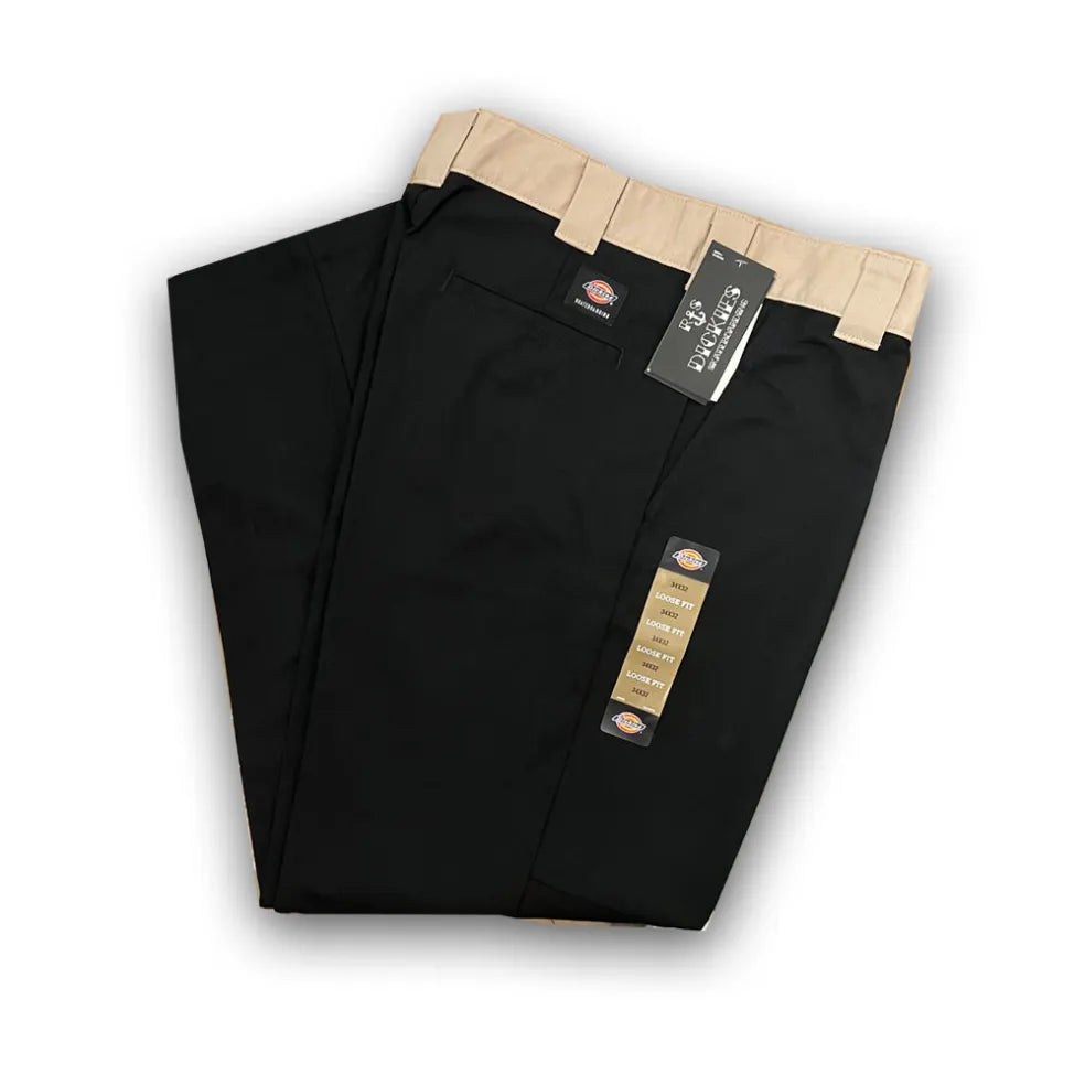 Dickies - Ronnie Sandoval Loose Fit Double Knee Pants (Black/Desert Sand)  *SALE
