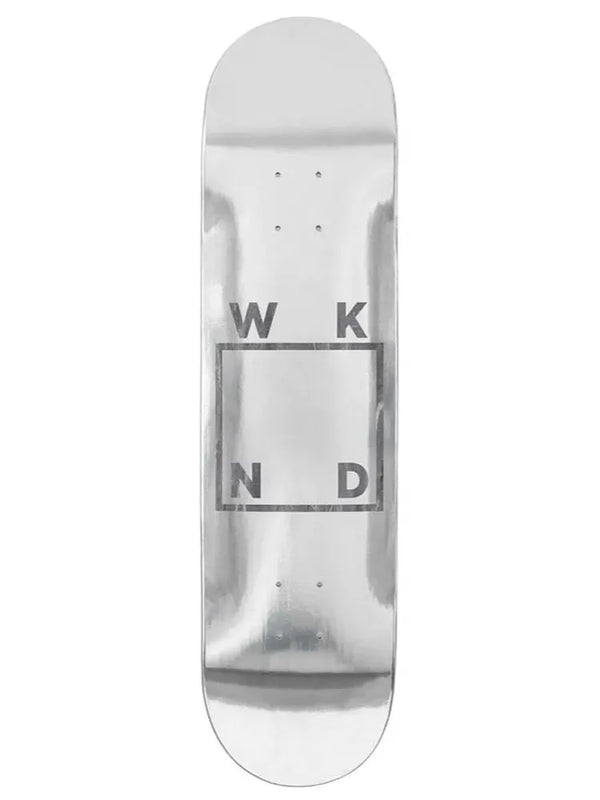 WKND - Silver Foil Logo Deck (8.5")