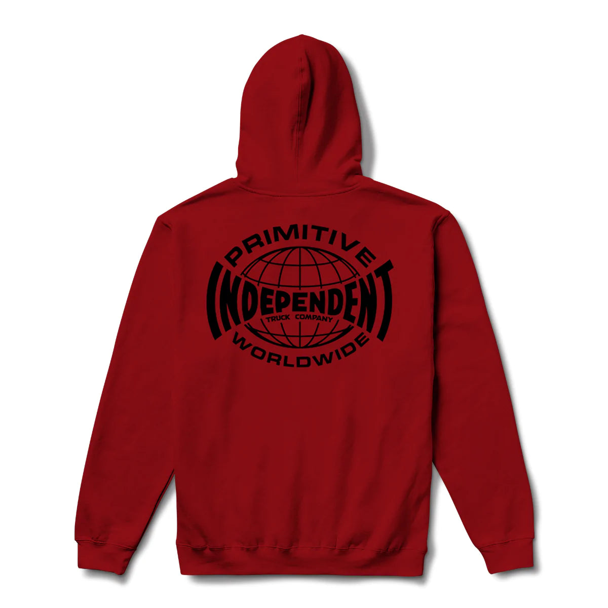 Primitive Independent Global Hoodie Red SALE
