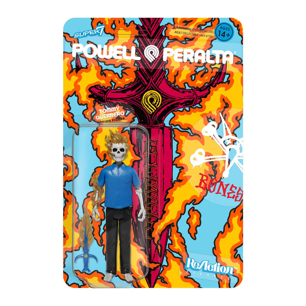 Powell - Powell-Peralta x Super7 ReAction Figures Wave 1 (Tommy Guerrero Flaming Dagger)