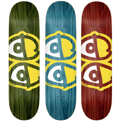 Krooked - Eyes Assorted Stains Deck (Multiple Sizes)