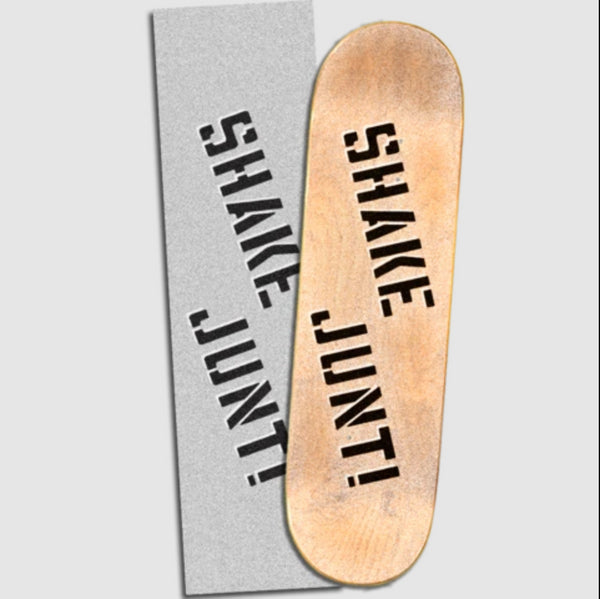 9 X 33 SHAKE JUNT Skateboard Grip Tape- Low Key, BLK / WHT