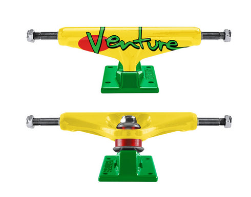 Venture - '92 Fullbleed Yellow/Green Trucks (5.2H/5.6)