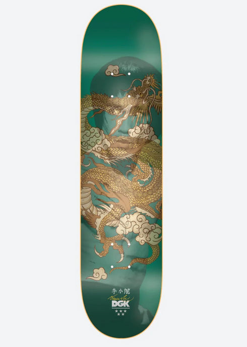DGK x Bruce Lee Emerald Golden Dragon Lenticular Skateboard Deck (8.25")