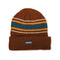 Theories Of Atlantis - Burst Stripe Beanie (Rust)