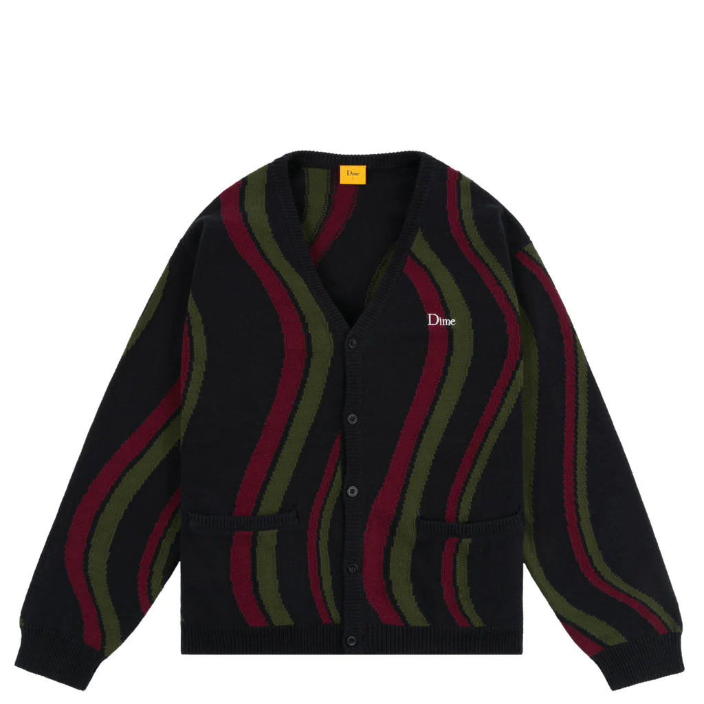 Dime - Lightwave Knit Cardigan (Midnight) *SALE
