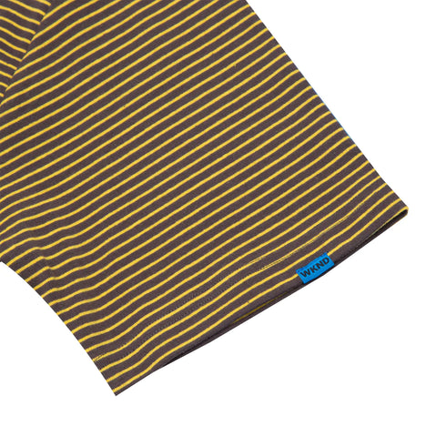WKND - Stripe Shirt (Brown/Yellow)
