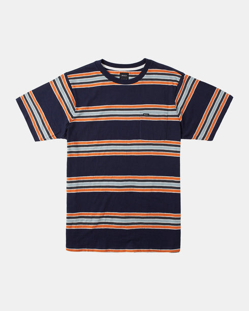 RVCA - Somedays Striped Shirt (Navy Marine) *SALE