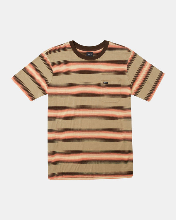 RVCA - Polanco Stripe Shirt (Khaki) *SALE