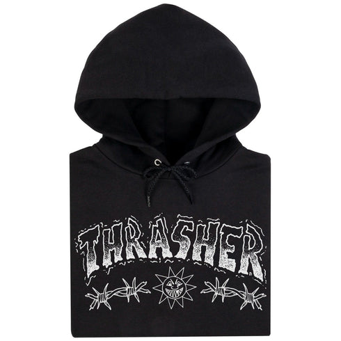 Thrasher - Barbed Wire Hoodie (Black)