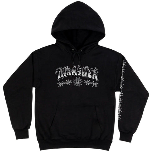 Thrasher - Barbed Wire Hoodie (Black)