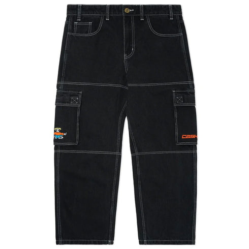 Cash Only - Aleka Cargo Jeans (Washed Black)