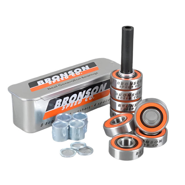 スケートボード Bronson Speed Co. SANTA CRUZ G3 BEARING Bronson x Santa Cruz G3 Bearings | Zumiez