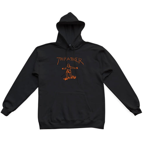 Thrasher - Gonz Logo Hoodie (Black/Orange)