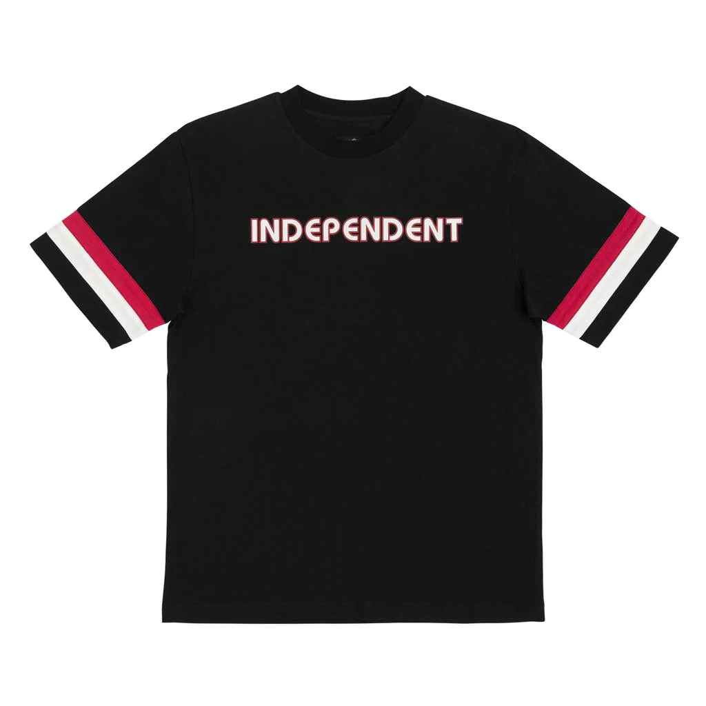 【INDEPENDENT】 BAUHAUS S/S JERSEY TOPS [BLACK] Independent - Bauhaus Jersey Shirt (Black) *SALE – 303boards.com