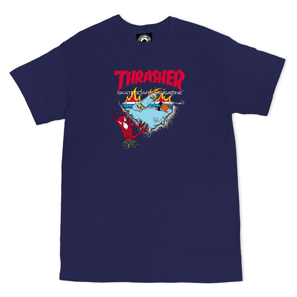 Thrasher - Neckface 500 Shirt (Navy)
