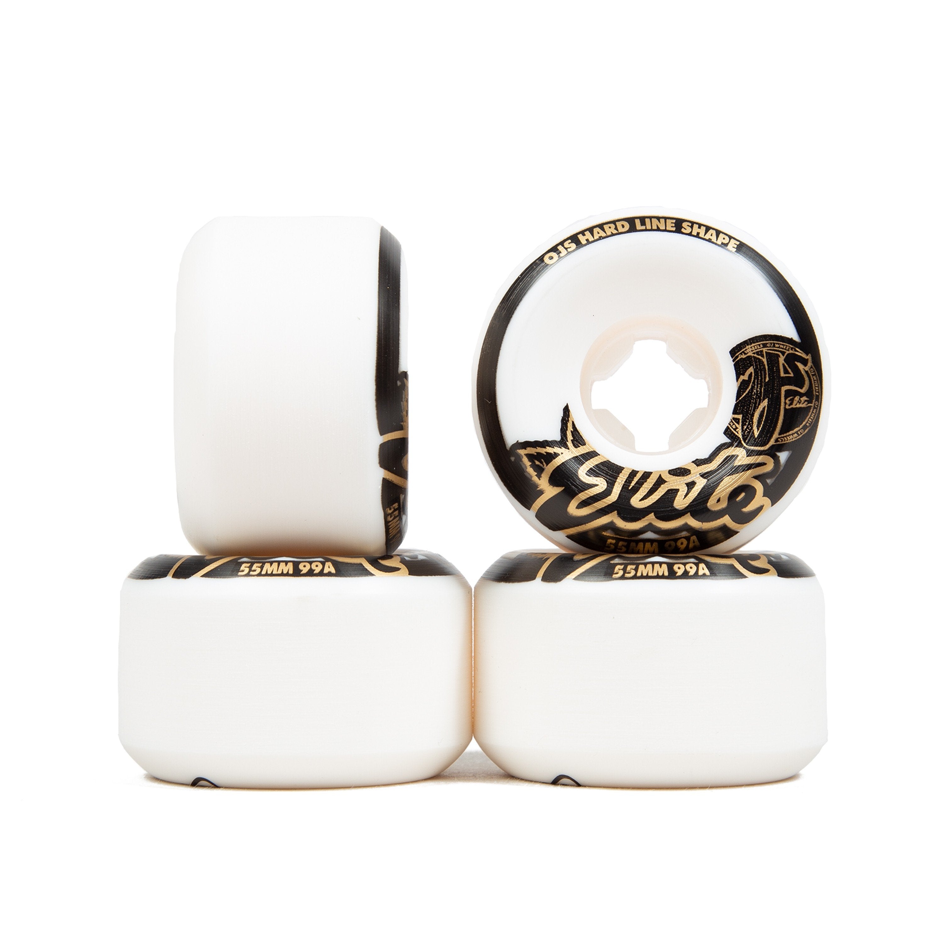 オージェー OJ WHEELS ELITE HARD LINE 99A 55mm OJ - Elite Hardline 99a Wheels (Multiple Sizes) – 303boards.com