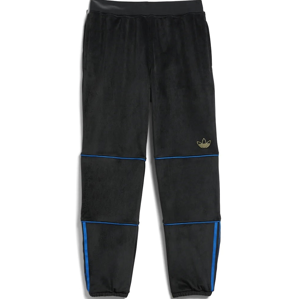 Adidas - Tyshawn Jones Velour Pants (Black/Blue) *SALE