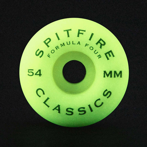 Spitfire - 99 Formula 4 Glow In The Dark Classic Wheels (52mm/54mm)