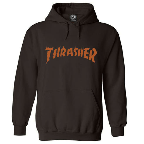 Thrasher - Burn It Down Hoodie (Dark Chocolate)