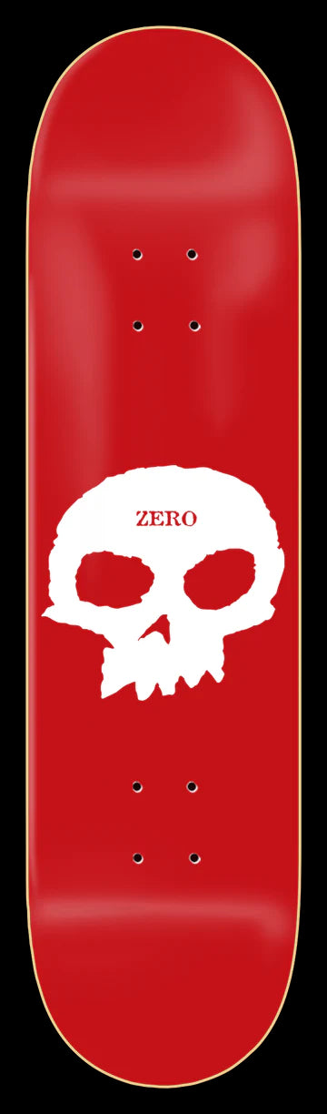 Zero - Single Skull Red/White (8.25")